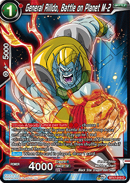 General Rilldo, Battle on Planet M-2 (BT17-019) [Ultimate Squad] Dragon Ball Super