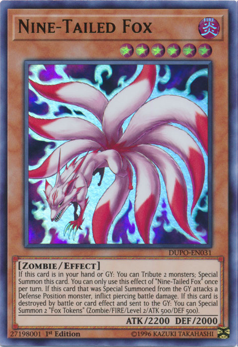 Nine-Tailed Fox [DUPO-EN031] Ultra Rare Yu-Gi-Oh!