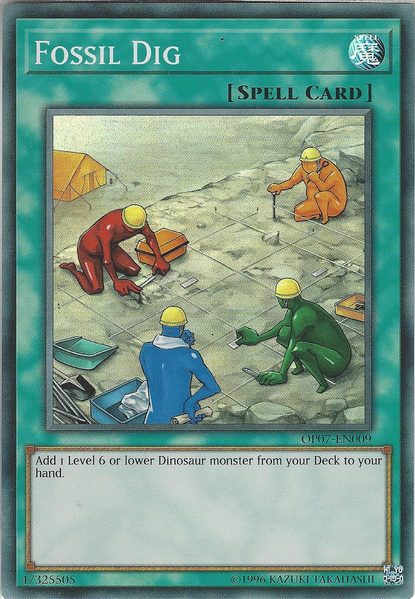 Fossil Dig [OP07-EN009] Super Rare Yu-Gi-Oh!