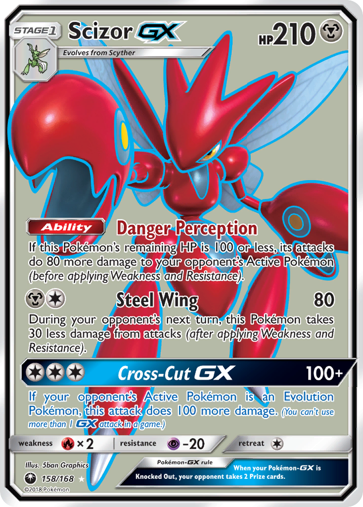Scizor GX (158/168) [Sun & Moon: Celestial Storm] Pokémon