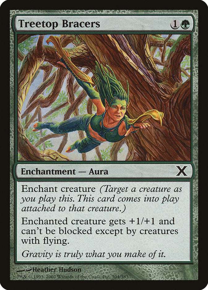 Treetop Bracers [Tenth Edition] Magic: The Gathering