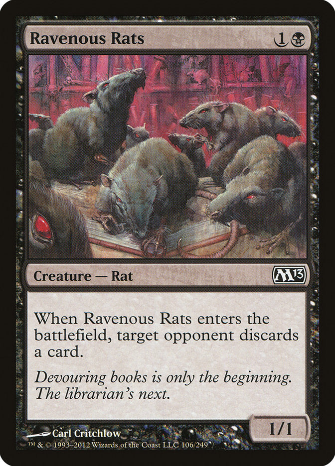 Ravenous Rats [Magic 2013] Magic: The Gathering