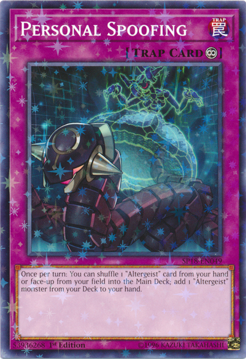 Personal Spoofing [SP18-EN049] Starfoil Rare Yu-Gi-Oh!