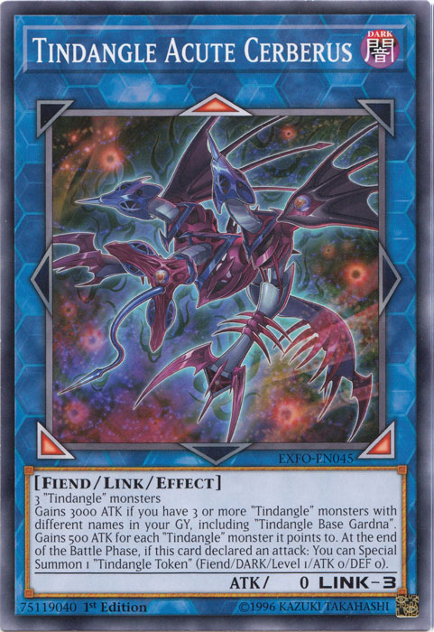 Tindangle Acute Cerberus [EXFO-EN045] Common Yu-Gi-Oh!