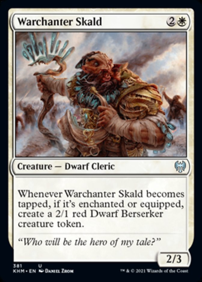 Warchanter Skald [Kaldheim] Magic: The Gathering