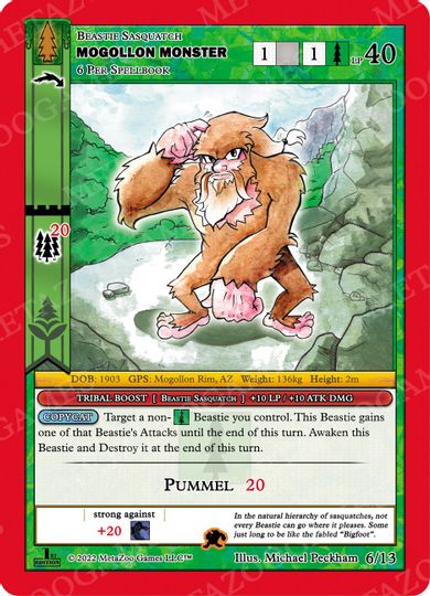 Mogollon Monster [Cryptid Nation: Wilderness First Edition Release Event Deck] Metazoo