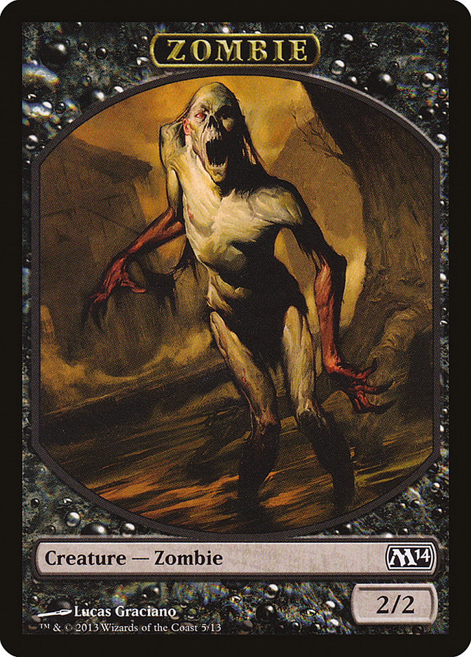 Zombie Token [Magic 2014 Tokens] Magic: The Gathering