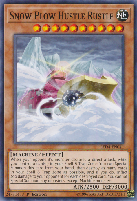 Snow Plow Hustle Rustle [LED4-EN041] Common Yu-Gi-Oh!