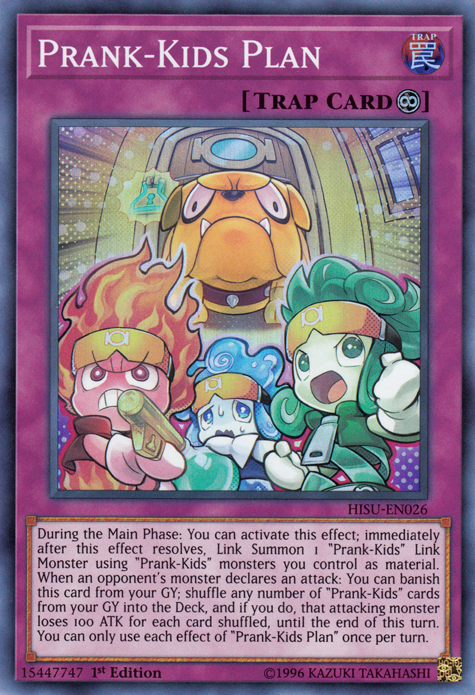 Prank-Kids Plan [HISU-EN026] Super Rare Yu-Gi-Oh!