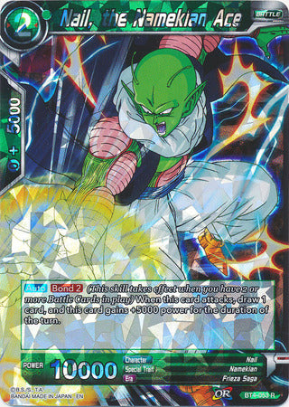 Nail, the Namekian Ace (Shatterfoil) (BT4-053) [Dragon Brawl] Dragon Ball Super