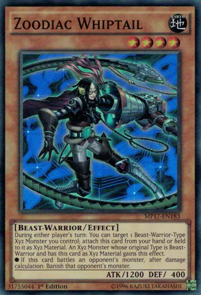 Zoodiac Whiptail [MP17-EN183] Super Rare Yu-Gi-Oh!