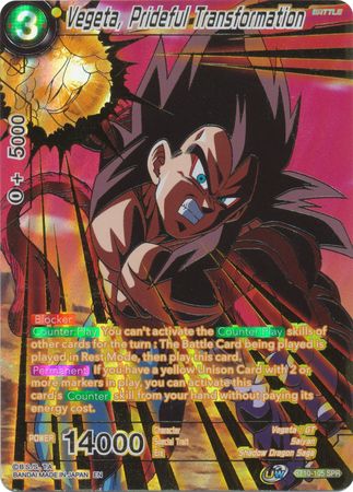 Vegeta, Prideful Transformation (SPR) (BT10-105) [Rise of the Unison Warrior] Dragon Ball Super