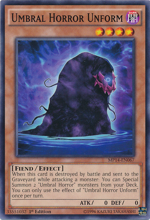 Umbral Horror Unform [MP14-EN067] Common Yu-Gi-Oh!