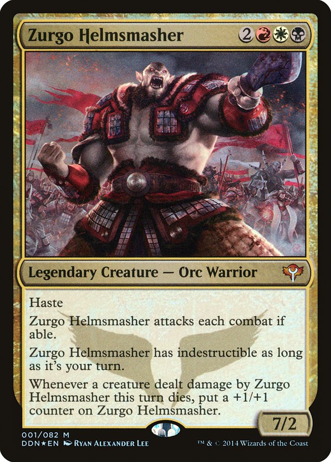 Zurgo Helmsmasher [Duel Decks: Speed vs. Cunning] Magic: The Gathering