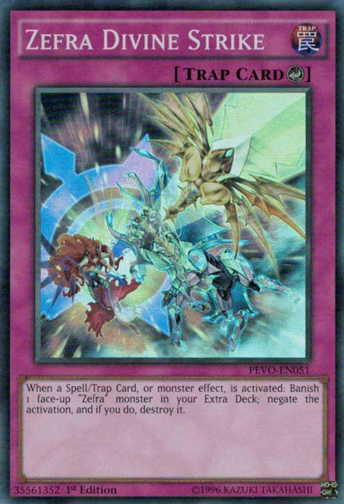 Zefra Divine Strike [PEVO-EN051] Super Rare Yu-Gi-Oh!