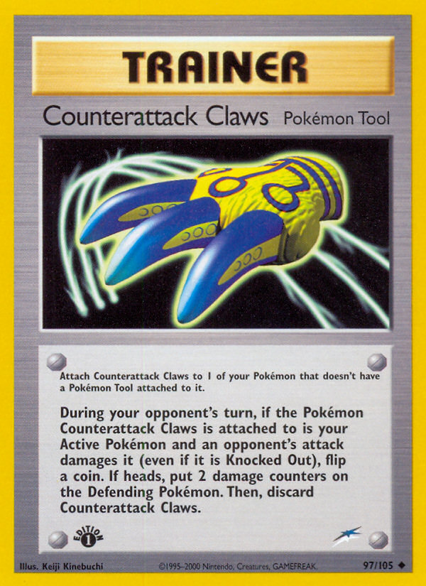 Counterattack Claws (97/105) [Neo Destiny 1st Edition] Pokémon