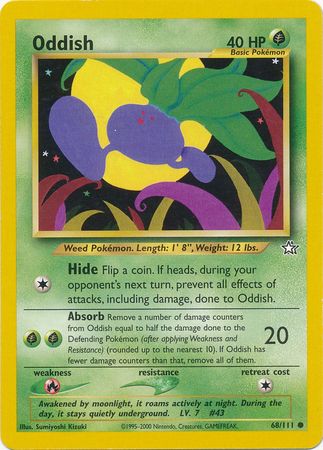 Oddish (68/111) [Neo Genesis Unlimited] Pokémon