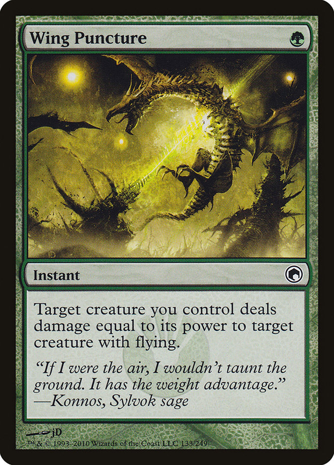 Wing Puncture [Scars of Mirrodin] Magic: The Gathering