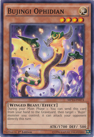 Bujingi Ophidian [MP14-EN074] Common Yu-Gi-Oh!