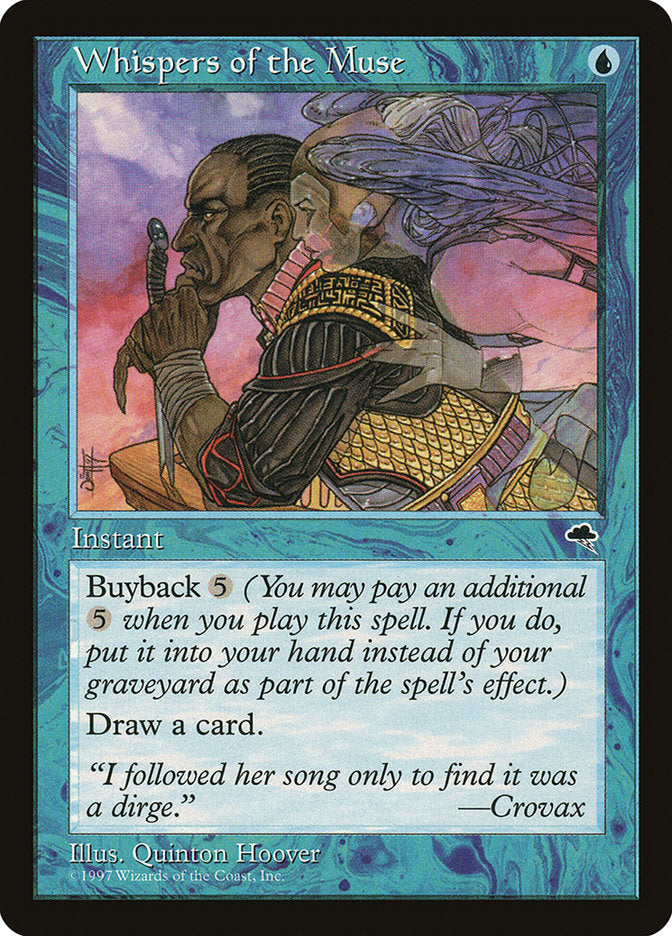 Whispers of the Muse [Tempest] Magic: The Gathering