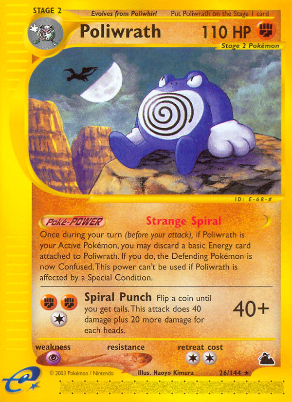 Poliwrath (26/144) [Skyridge] Pokémon