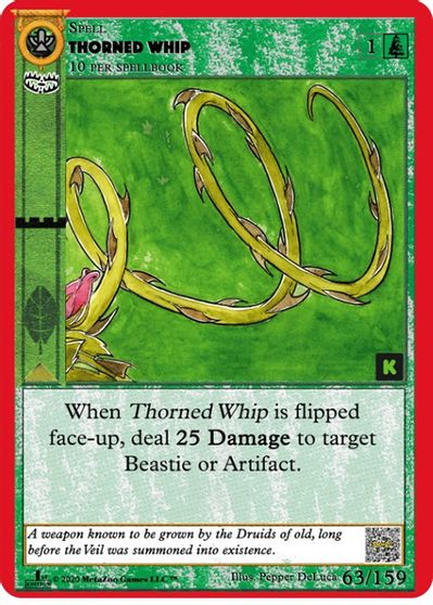 Thorned Whip [Cryptid Nation: Kickstarter Edition] Metazoo