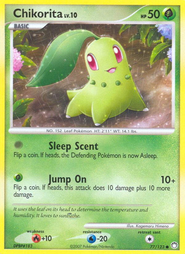 Chikorita (77/123) [Diamond & Pearl: Mysterious Treasures] Pokémon