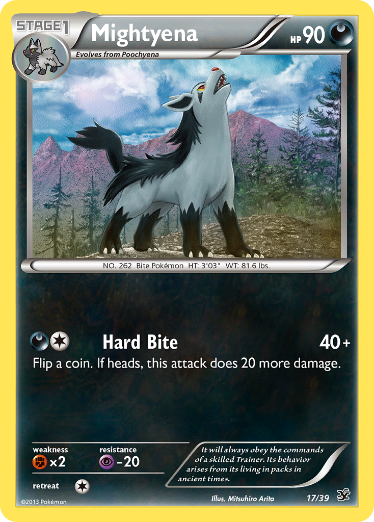 Mightyena (17/39) [XY: Kalos Starter Set] Pokémon