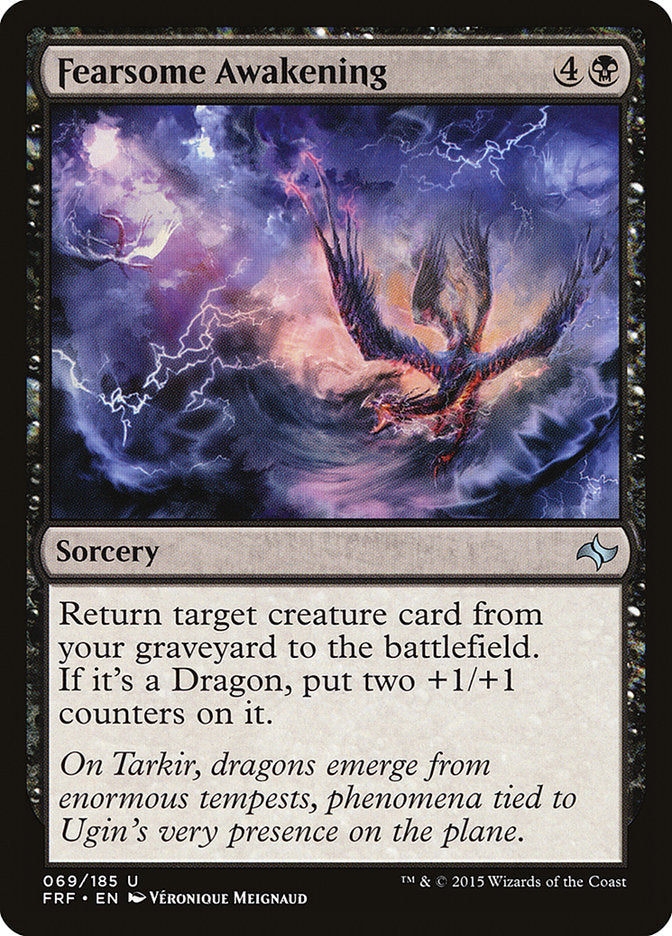 Fearsome Awakening [Fate Reforged] Magic: The Gathering