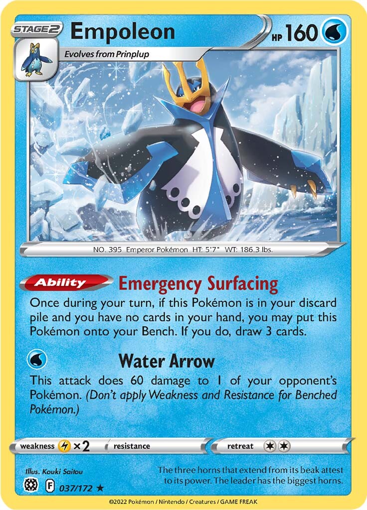 Empoleon (037/172) [Sword & Shield: Brilliant Stars] Pokémon