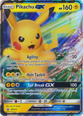 Pikachu GX (SM232) (Jumbo Card) [Sun & Moon: Black Star Promos] Pokémon