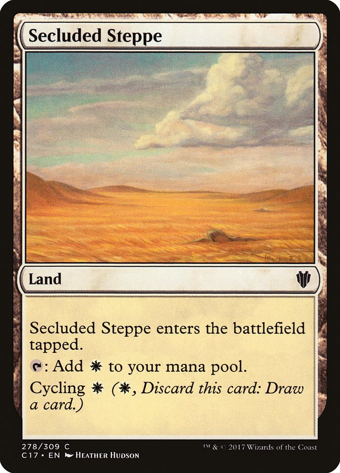 Secluded Steppe [Commander 2017] Magic: The Gathering