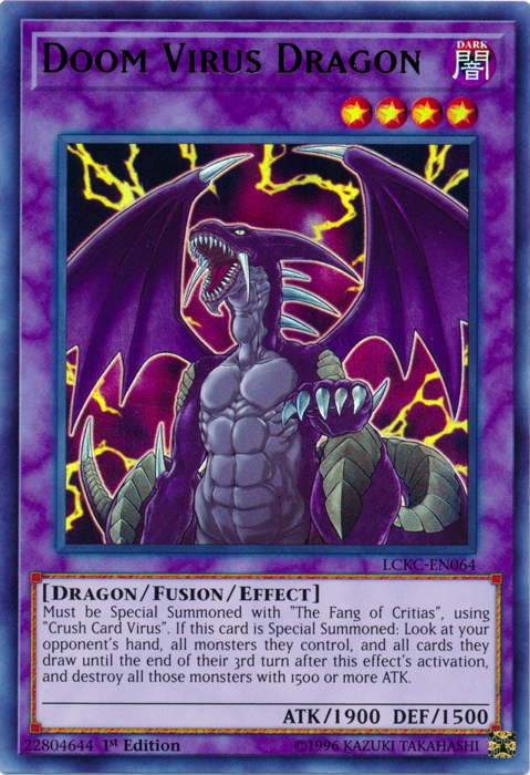 Doom Virus Dragon [LCKC-EN064] Ultra Rare Yu-Gi-Oh!