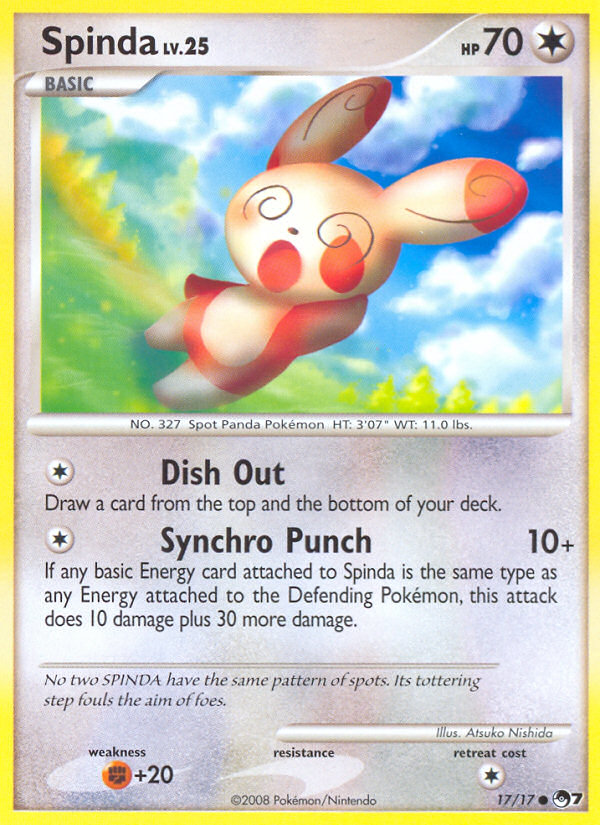 Spinda (17/17) [POP Series 7] Pokémon