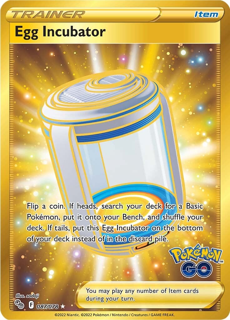 Egg Incubator (087/078) [Pokémon GO] Pokémon