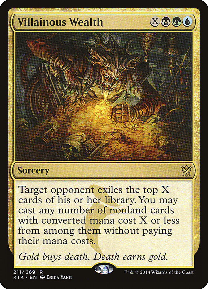 Villainous Wealth [Khans of Tarkir] Magic: The Gathering