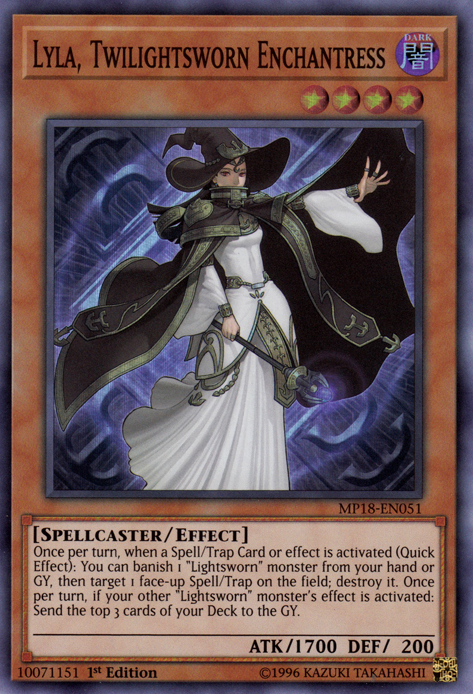 Lyla, Twilightsworn Enchantress [MP18-EN051] Super Rare Yu-Gi-Oh!