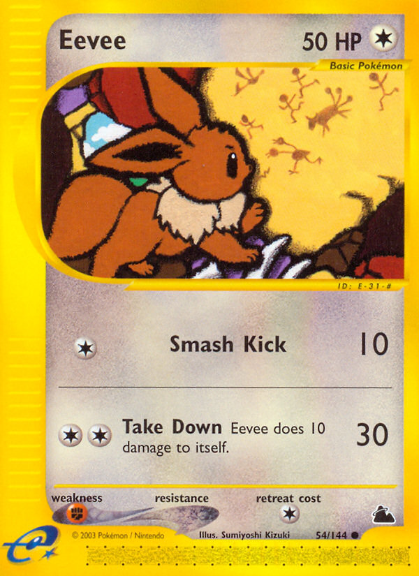 Eevee (54/144) [Skyridge] Pokémon