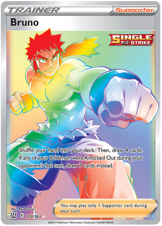 Bruno (172/163) [Sword & Shield: Battle Styles] Pokémon