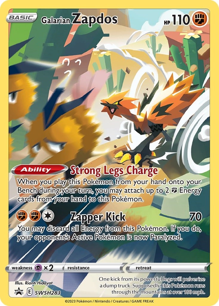 Galarian Zapdos (SWSH283) [Sword & Shield: Black Star Promos] Pokémon