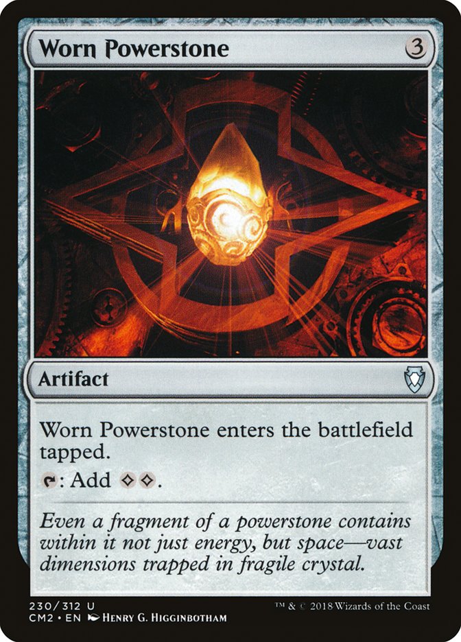 Worn Powerstone [Commander Anthology Volume II] Magic: The Gathering