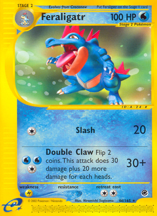 Feraligatr (46/165) [Expedition: Base Set] Pokémon