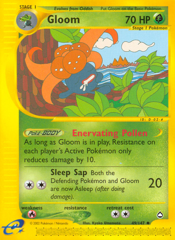 Gloom (49/147) [Aquapolis] Pokémon