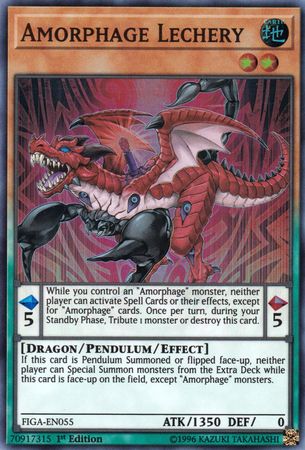 Amorphage Lechery [FIGA-EN055] Super Rare Yu-Gi-Oh!