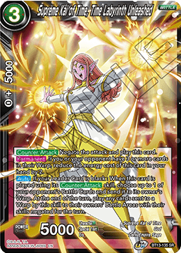 Supreme Kai of Time, Time Labyrinth Unleashed (BT13-135) [Supreme Rivalry] Dragon Ball Super