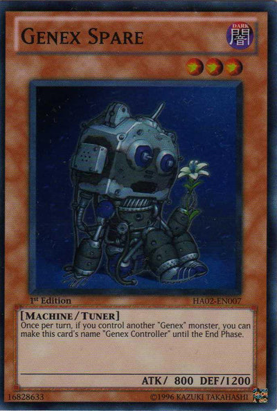 Genex Spare [HA02-EN007] Super Rare Yu-Gi-Oh!