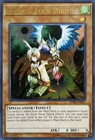 Droll & Lock Bird [OP08-EN001] Ultimate Rare Yu-Gi-Oh!