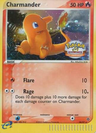 Charmander (98/97) (City Championship Promo) [EX: Dragon] Pokémon