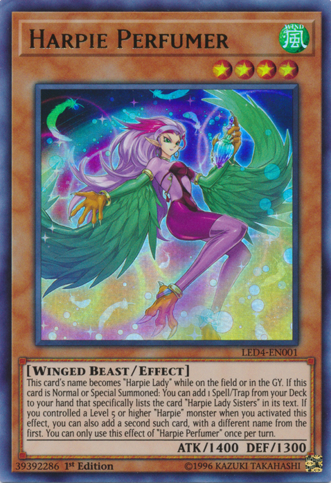 Harpie Perfumer [LED4-EN001] Ultra Rare Yu-Gi-Oh!