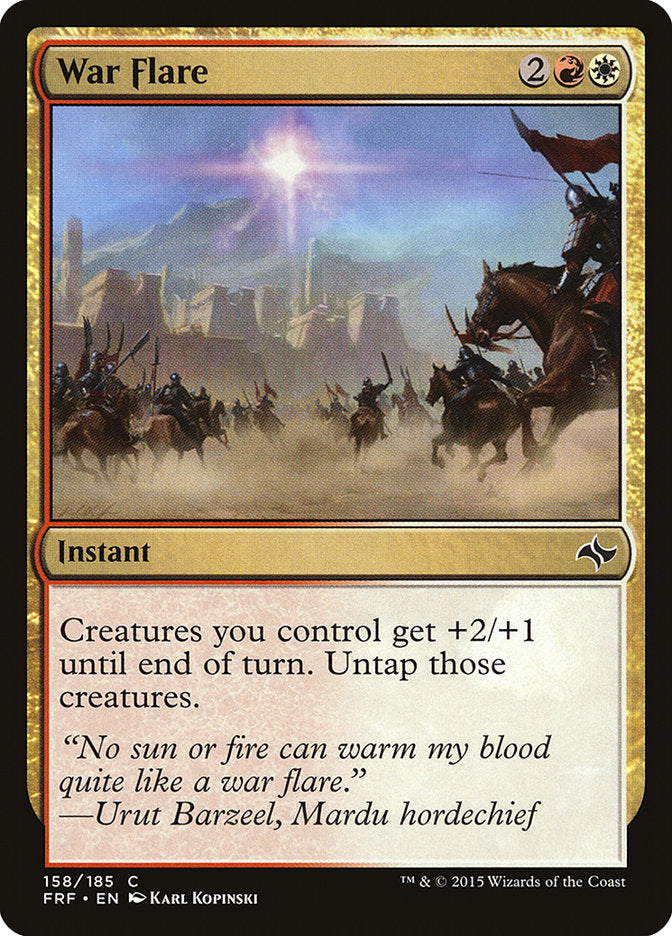 War Flare [Fate Reforged] Magic: The Gathering
